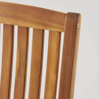 Arcadia 2pk Acacia Wood Rocking Chair Teak - Christopher Knight Home - Image 2