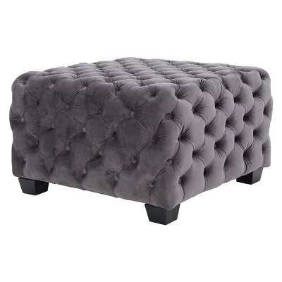 Jaymee New Velvet Ottoman - Christopher Knight Home - Image 5