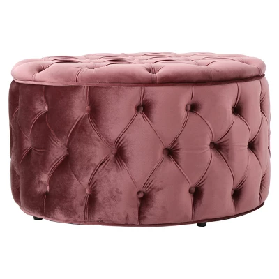 Zelfa New Velvet Ottoman - Christopher Knight Home - Image 5