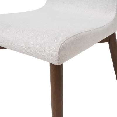 50" 5pc Orrin Dining Set Natural Walnut/Light Beige - Christopher Knight Home - Image 2