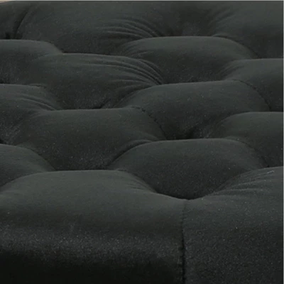 Tiernan Glam Velvet Tufted Ottoman - Christopher Knight Home - Image 3
