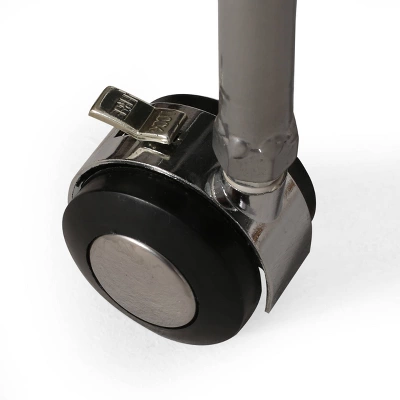 Bridger Modern 3 Tier Bar Cart With Glass Shelving Silver/Black - Christopher Knight Home - Image 4