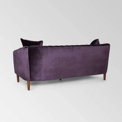 Ansonia Contemporary Velvet Sofa - Christopher Knight Home - Image 2