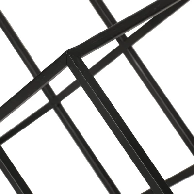 Mcclellan Modern Industrial 7 Bottle Tabletop Wine Rack Black - Christopher Knight Home - Image 6