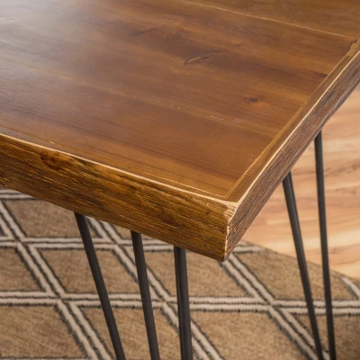 Kija Mid Century Desk Set Natural - Christopher Knight Home - Image 2