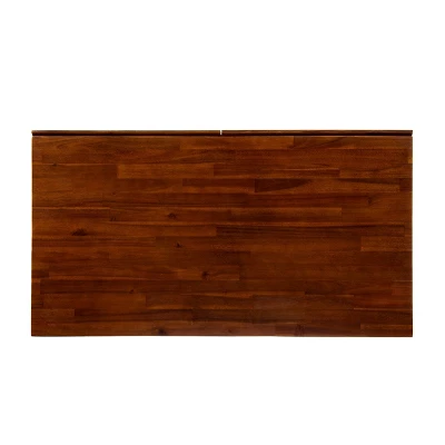 Ebany Industrial Acacia Wood Storage Desk Dark Oak - Christopher Knight Home - Image 7